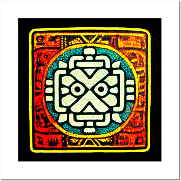 Mayan Art Symbol Wall Art by Edongski303 Teepublic Merch